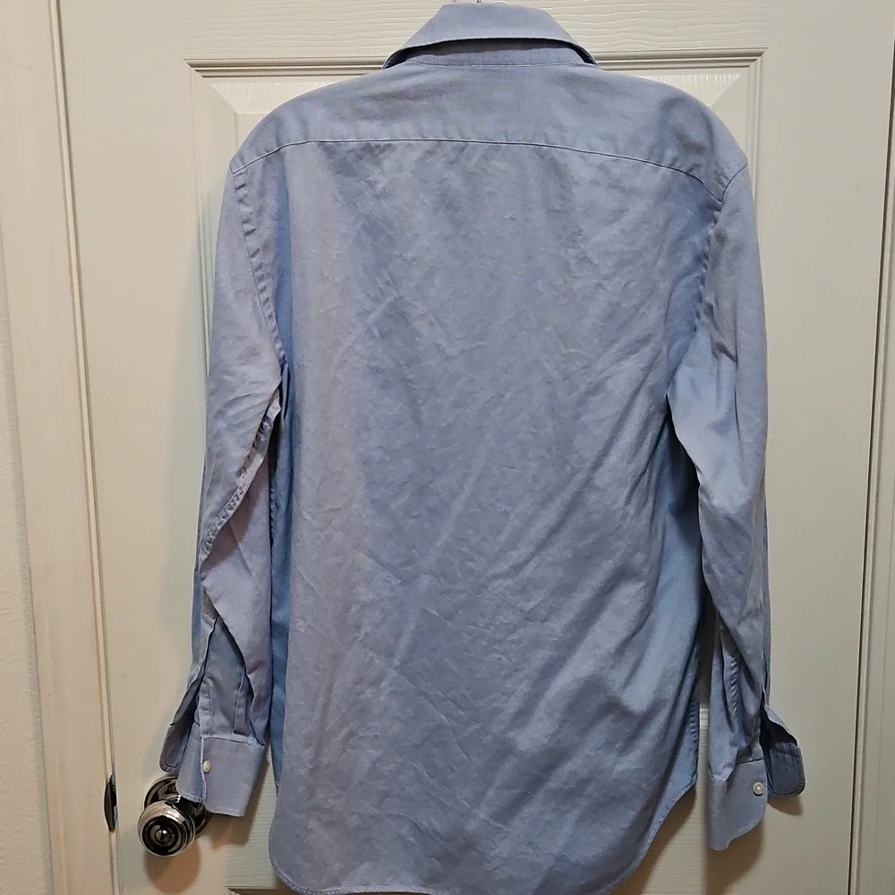 Saks Fifth Avenue Slim Fit Button-down Shirt 15 1/2 - 32/33 - Picture 4 of 9